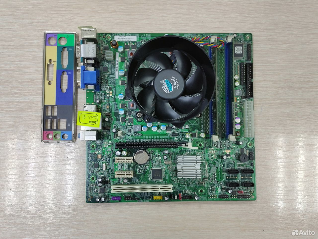 Комплект MB s1155 + i3-2100 + 4Gb + Cooler