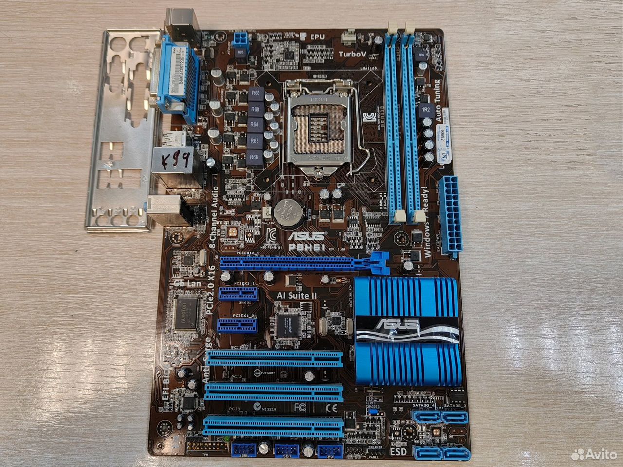 Материнская плата asus P8H61, s1155 ATX