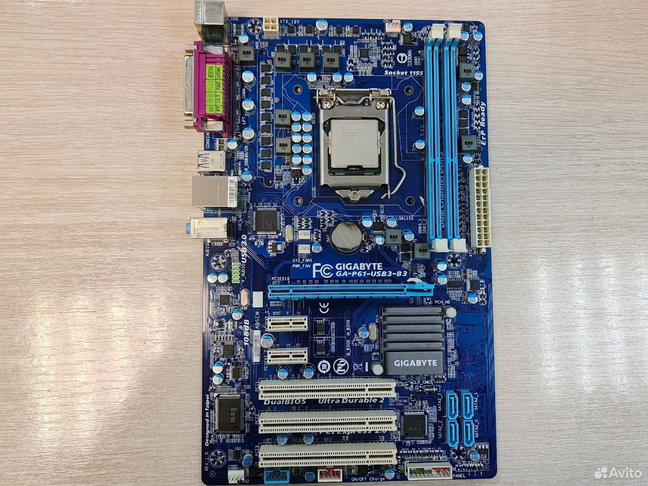 Материнская плата gigabyte GA-P61-USB3-B3, s1155