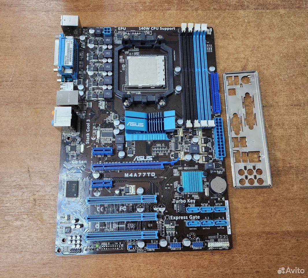 Материнская плата asus M4A77TD, SocketAM3