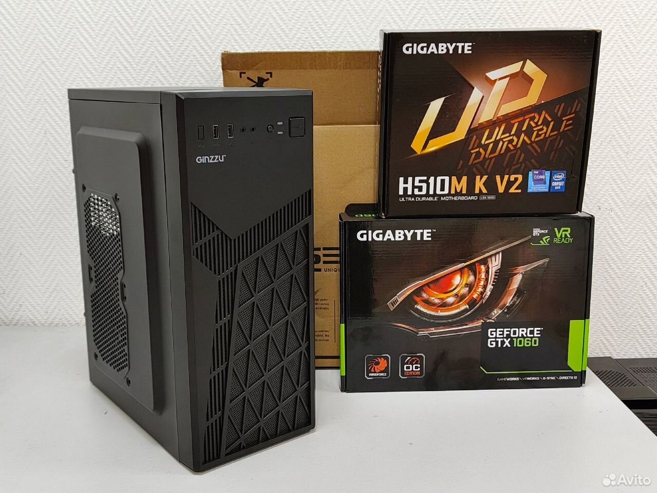 Игровой intel i5-10400F/16Gb/nvme 512/GTX 1060
