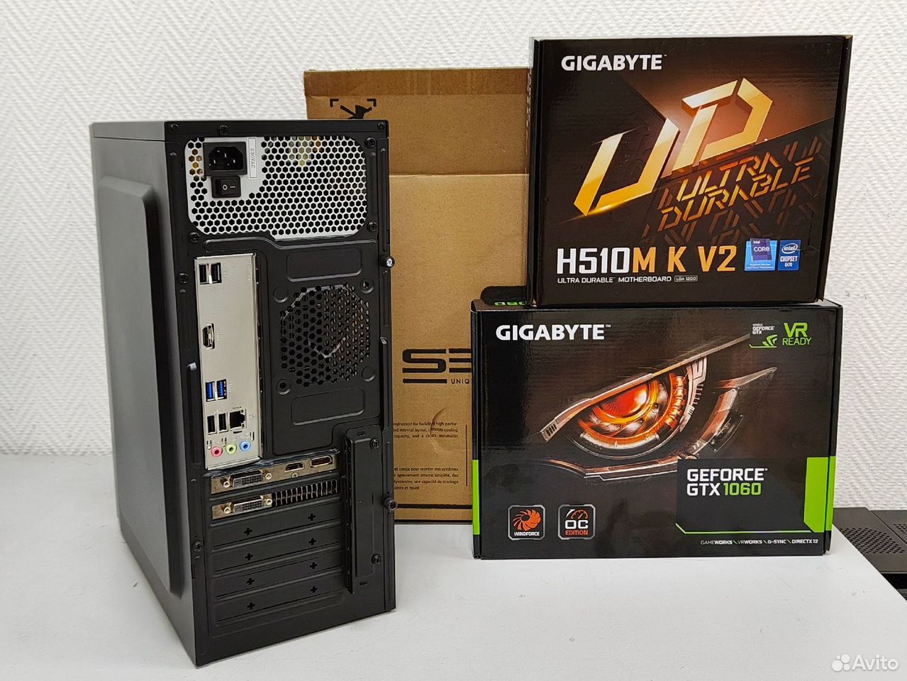 Игровой intel i5-10400F/16Gb/nvme 512/GTX 1060