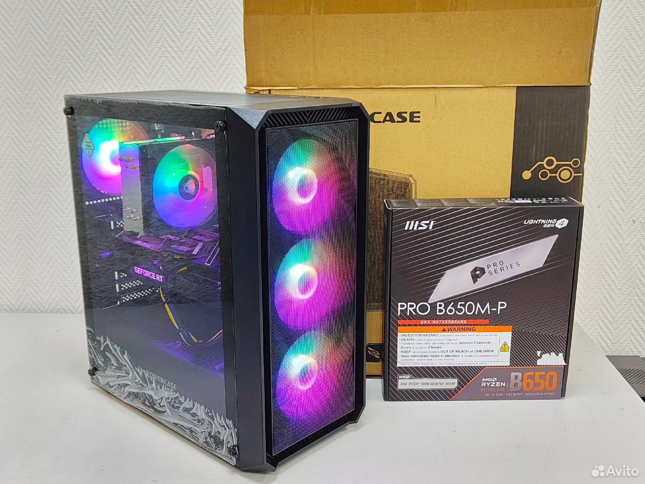 Игровой Ryzen 5-7500F/32Gb/nvme 1Tb/RTX 3060Ti