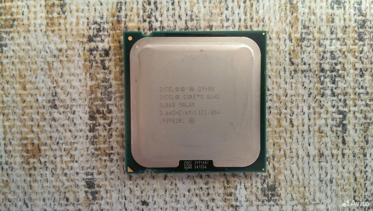 Процессор 4 ядерный Intel Core 2 Quad Q9400