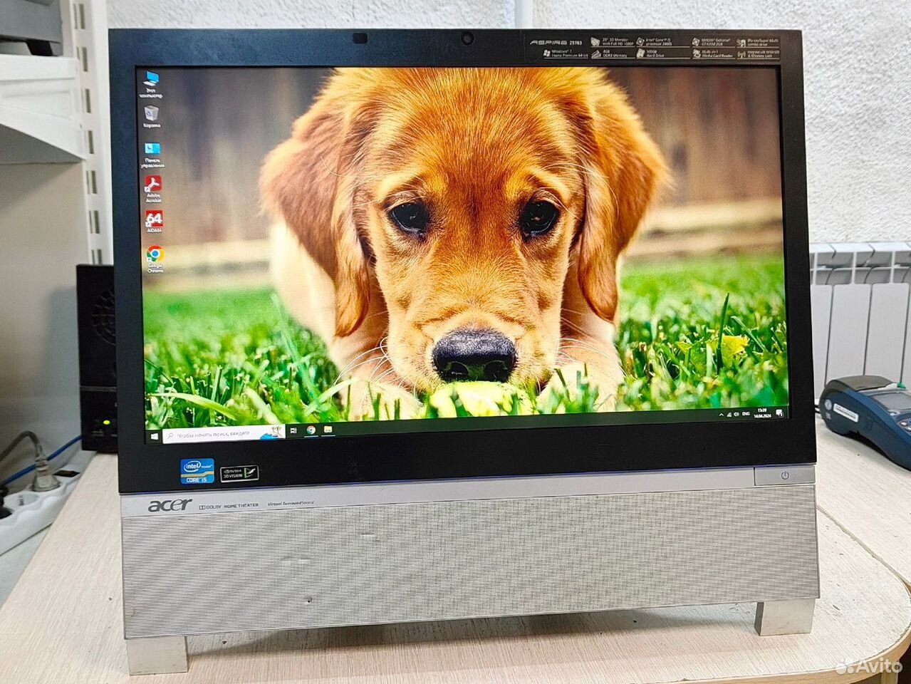 Моноблок Acer intel i5-2400S/8Gb/SSD 256Gb/GT 710
