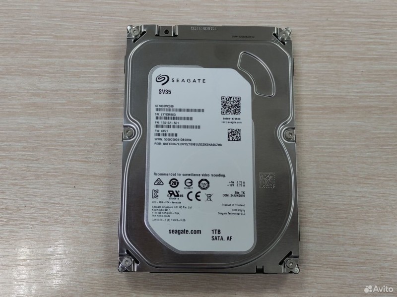Жесткий диск Seagate SV35, 1000Gb
