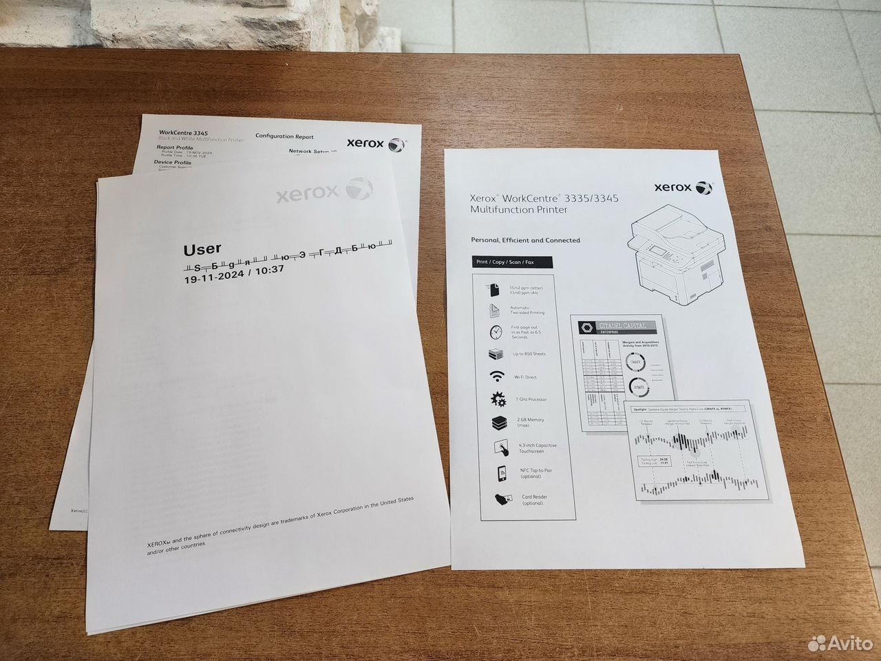 Мфу лазерный Xerox WorkCentre 3345