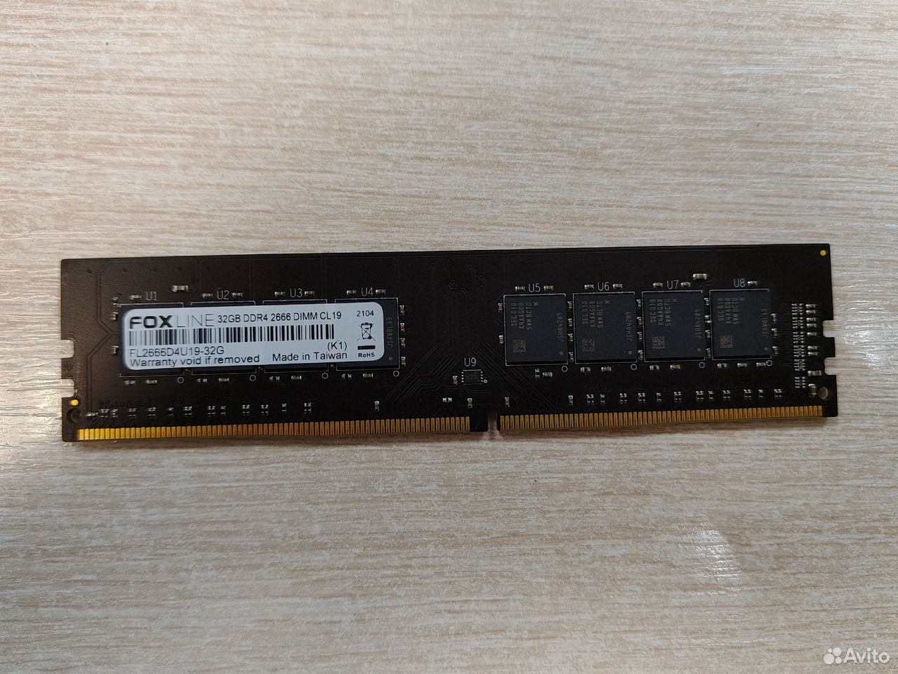 Оперативная память ддр4 32Гб Dimm, 2666Mhz