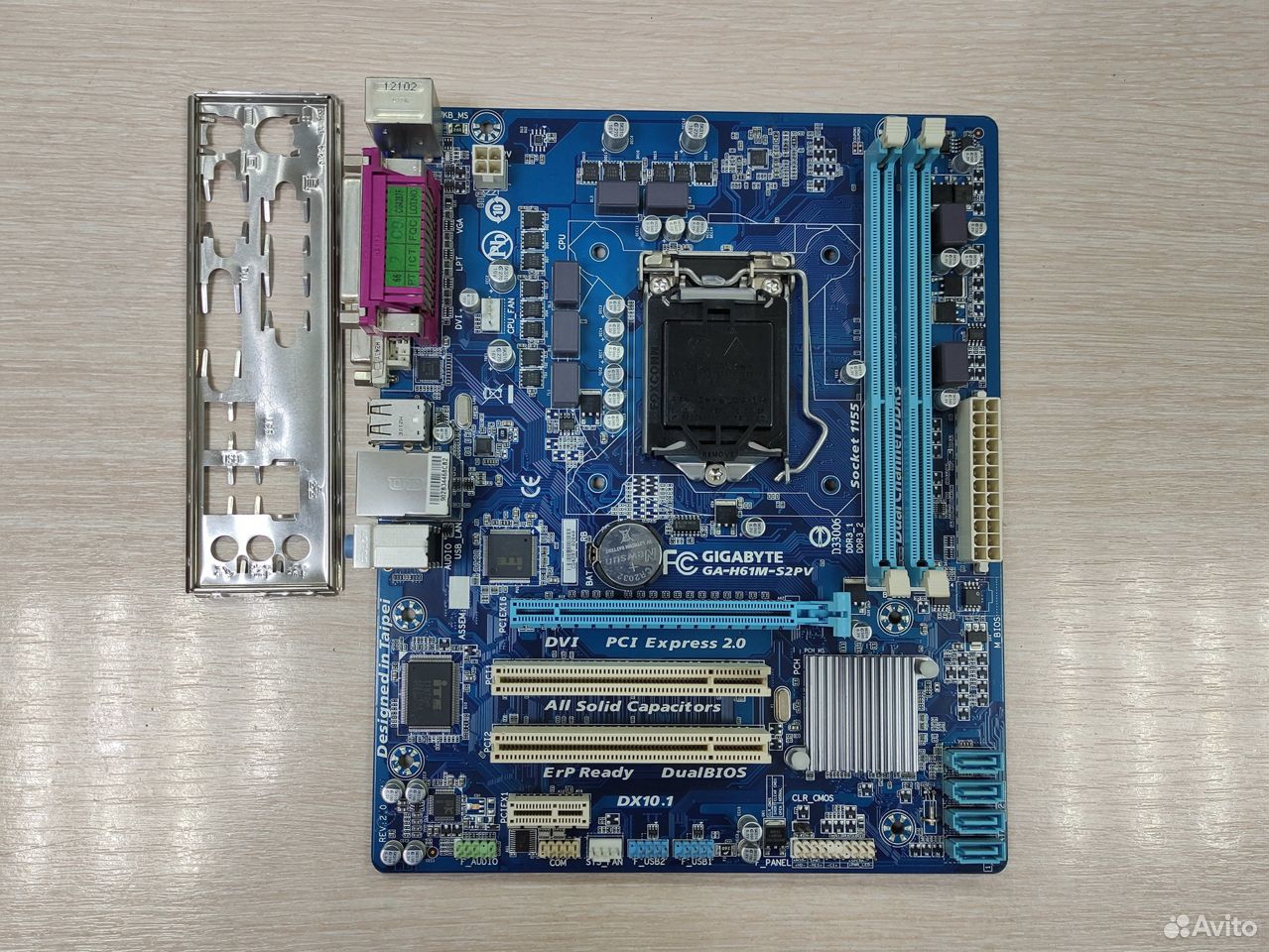 Материнская плата Gigabyte GA-H61M-S2PV, s1155