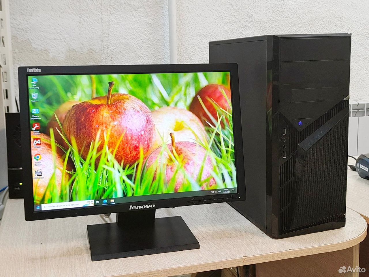Компьютер i3-6300 + монитор
