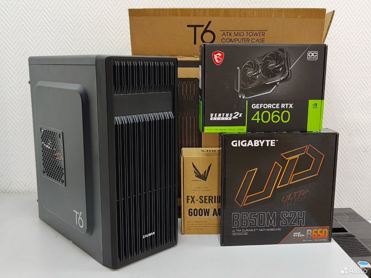 Игровой AMD Ryzen 5-7500F/16Gb/nvme 1Tb/RTX 4060
