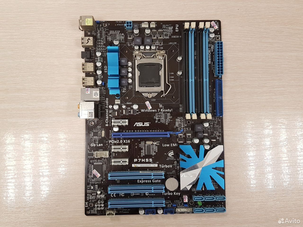 Материнская плата asus P7H55, s1156, ATX