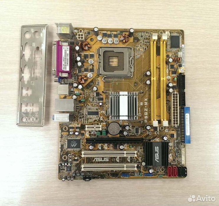Материнская плата asus P5GZ-MX, s775, mATX