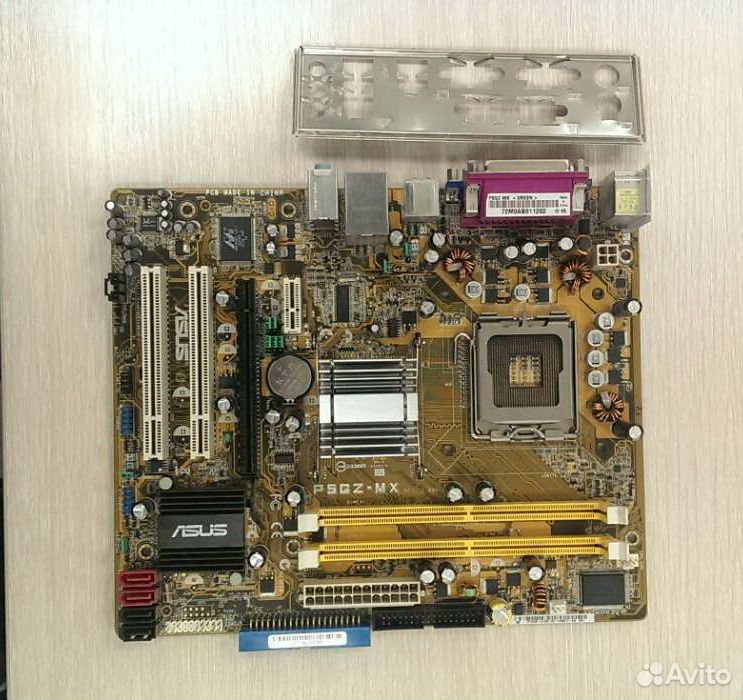 Материнская плата asus P5GZ-MX, s775, mATX