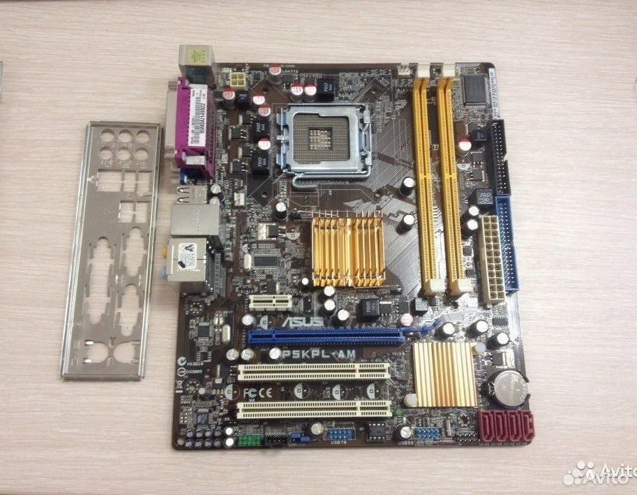 Материнская плата asus P5KPL-AM, socket 775