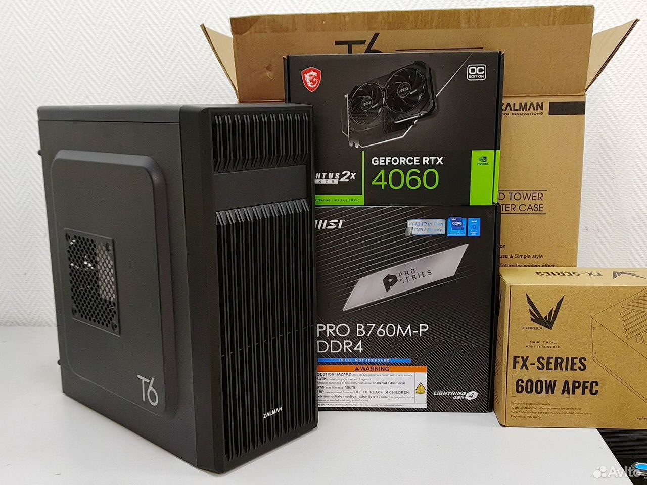Игровой i5-14400F/32Gb/nvme 512Gb/RTX 4060
