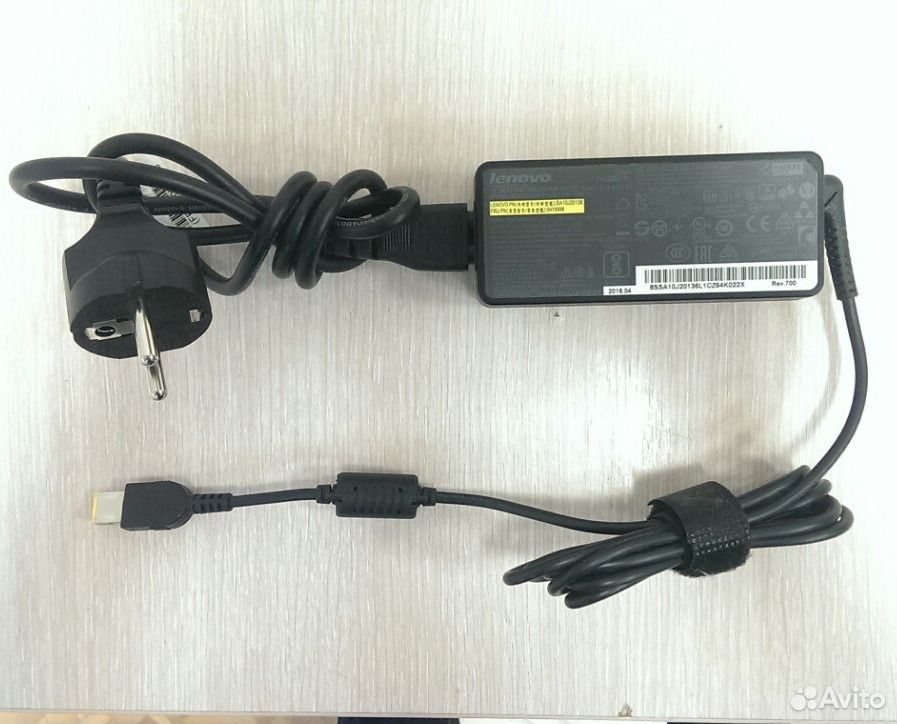 Зарядное устройство для ноутбука Lenovo 20V, 3.25A