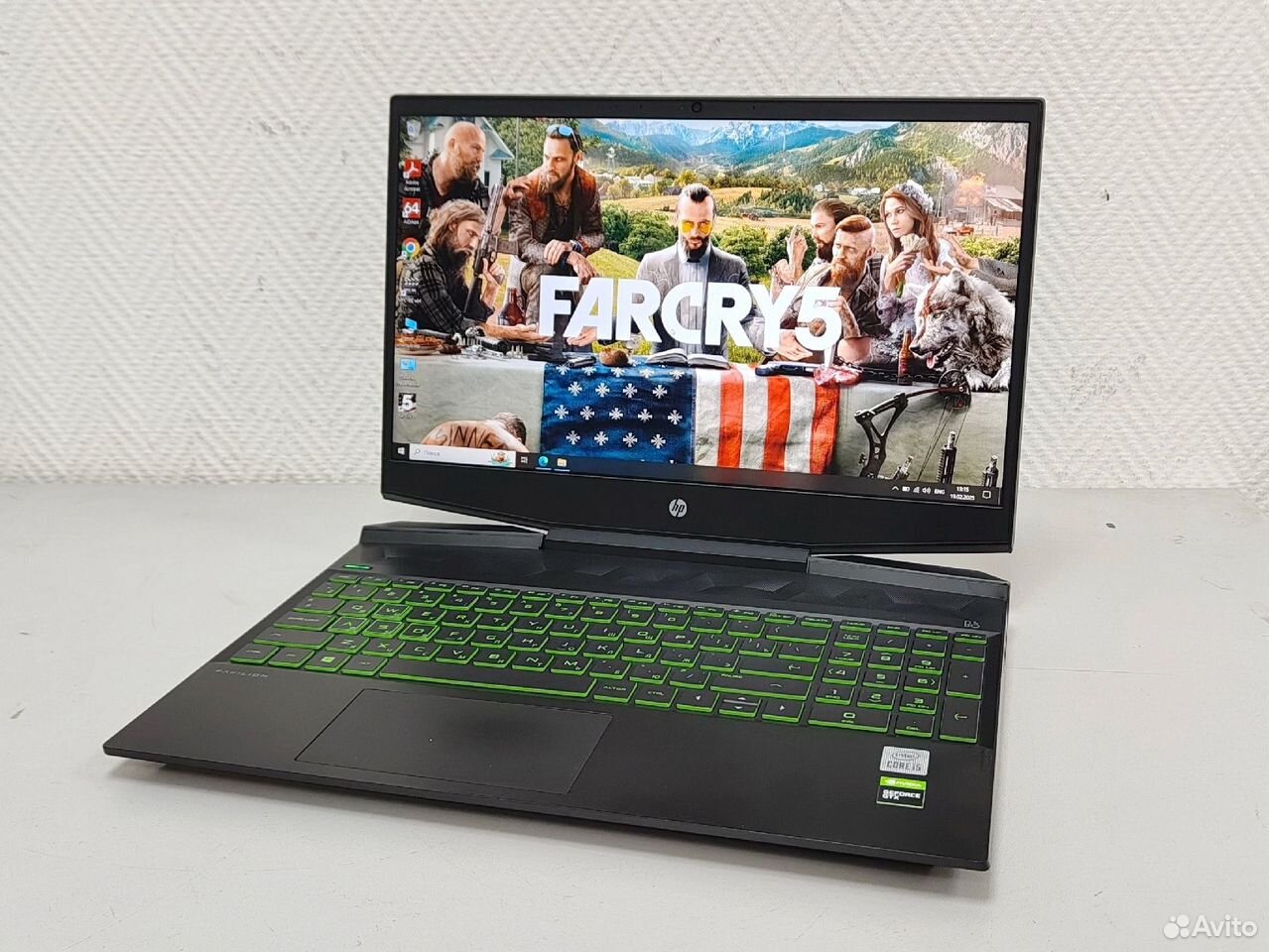 Игровой HP i5-10300H/8Gb/SSD 256Gb/GTX 1650Ti/15.6