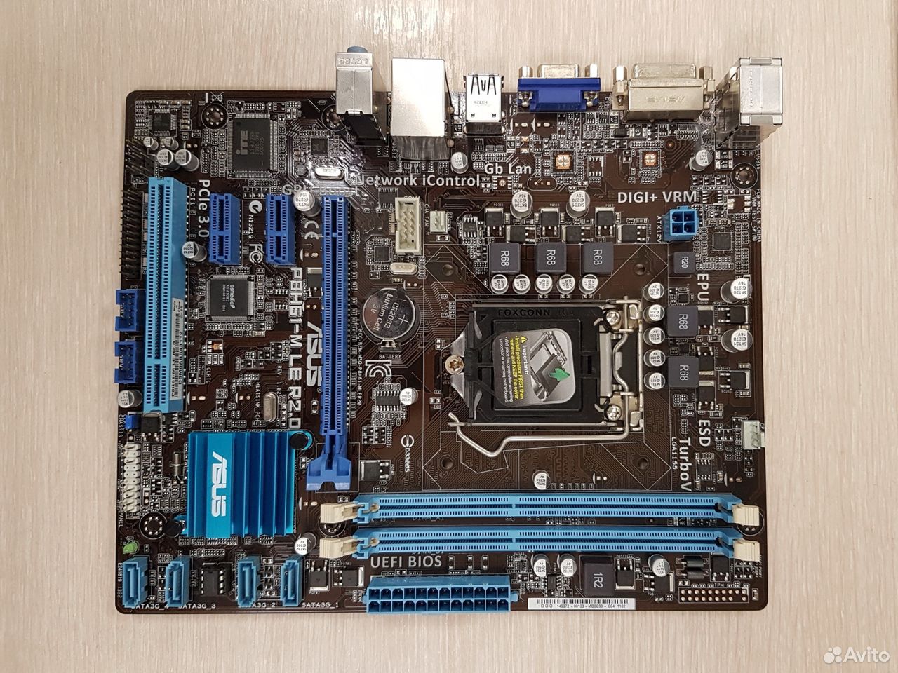Материнская плата MB Asus P8H61-M LE R2.0, s1155