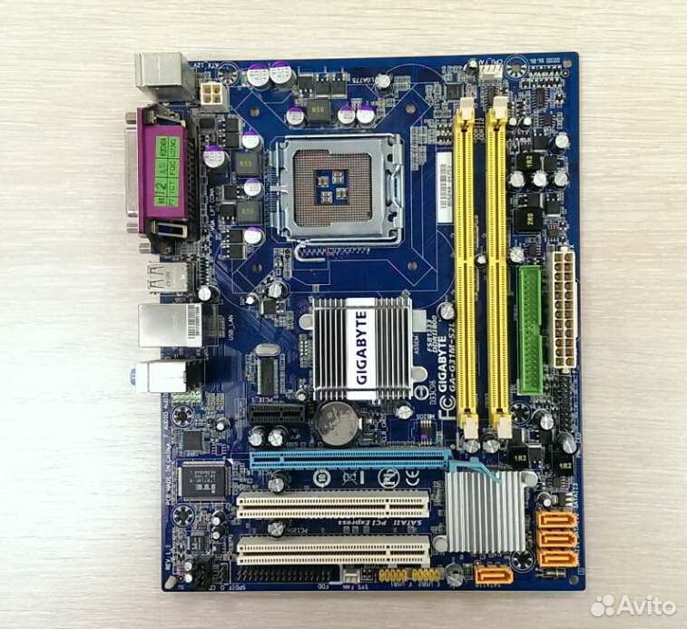 Материнская плата Gigabyte GA-G31M-S2L, s775, mATX