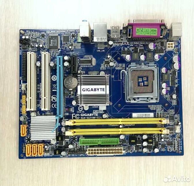 Материнская плата Gigabyte GA-G31M-S2L, s775, mATX