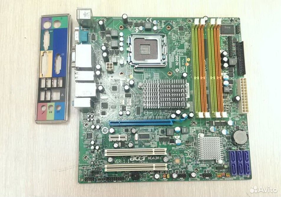 Материнская плата Acer MG43M, s775, DDR3, mATX