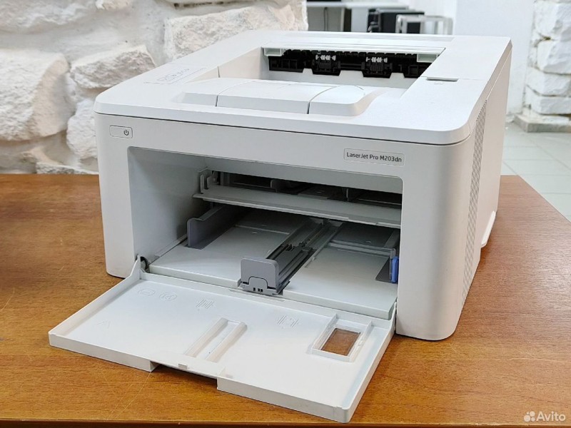 Принтер лазерный HP LaserJet Pro M203dn, A4