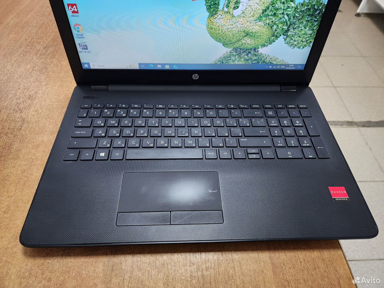 Ноутбук HP AMD A6 9220/DDR4 12Gb/SSD/Radeon/15.6"